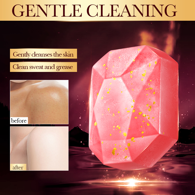 Luxury Rose Skincare - Rose Gold Foil Handmade Soap –