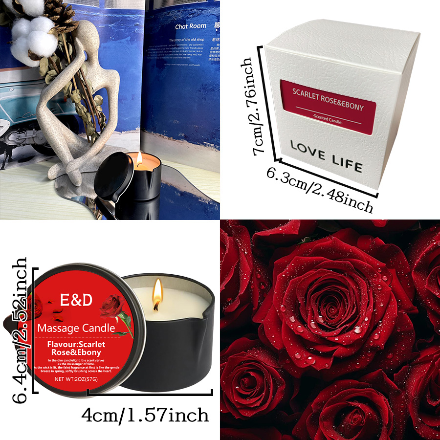 Massage Oil Candle, for Stress - Luxury Skincare Oil recension och pris