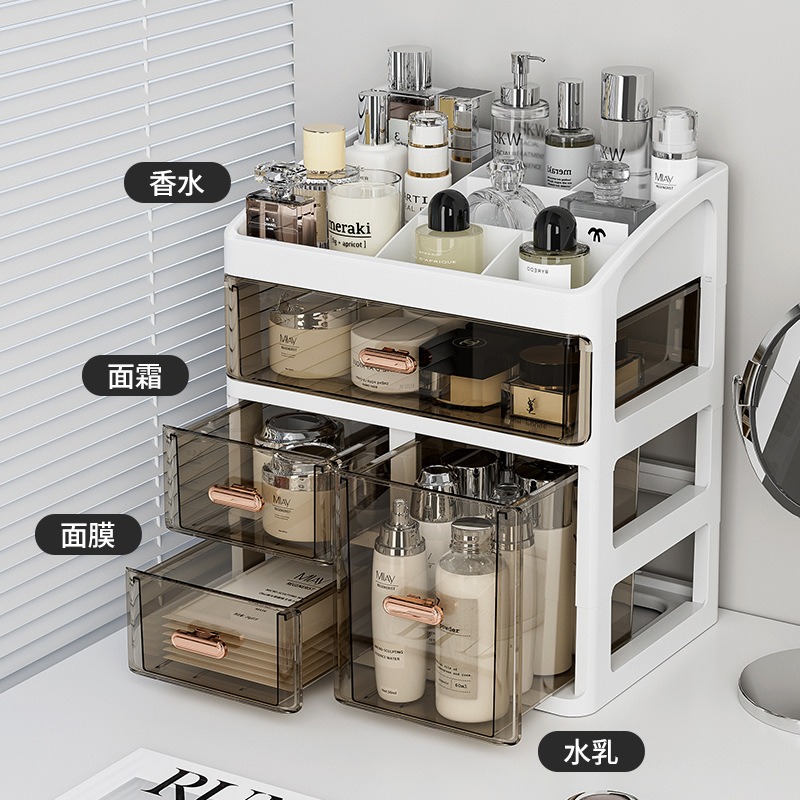 Desktop Cosmetics Storage Box, - Luxury High End Skincare recension och pris