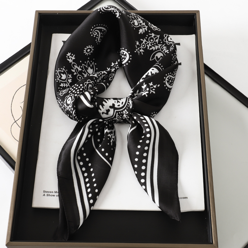 Luxury Brand Silk Square Paisl - Luxury Skincare Headband recension och pris